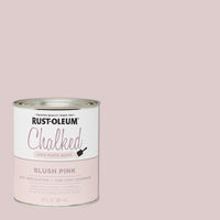 Rust-Oleum Chalked Ultra Matte Blush Pink Indoor Vintage Look Water-Based Acrylic Chalk Paint 30 oz.