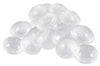 Softtouch Plastic Self Adhesive Bumper Pad Clear Round 0.38 in. W X 0.38 in. L 20 pk