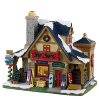 Lemax LED Multicolored Havenwood Lodge Christmas Village 7 in. (Pack of 4)