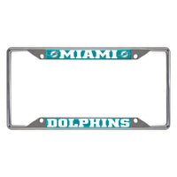 NFL - Miami Dolphins  Metal License Plate Frame