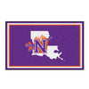 Northwestern State University 4ft. x 6ft. Plush Area Rug