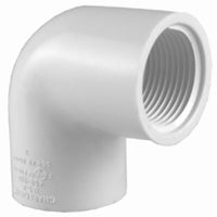 Charlotte Pipe Schedule 40 1-1/4 in. FPT X 1-1/4 in. D FPT PVC Elbow 1 pk