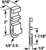 Prime-Line  5/8 in. Dia. x 5/8 in. L Aluminum/Steel  Roller Assembly  2 pk