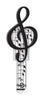 Lucky Line Key Shapes Music Note House Key Blank Double sided For Schlage SC1 (Pack of 5)