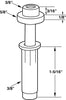 Prime-Line Bi-Fold Door Top Guide 5/8"Wtrack Nylon Steel