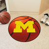 University of Michigan Basketball Rug - 27in. Diameter