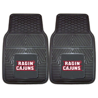 University of Louisiana-Lafayette Heavy Duty Car Mat Set - 2 Pieces