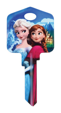 Hillman Disney Frozen House/Padlock Universal Key Blank Single (Pack of 5).