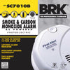 BRK Hard-Wired w/Battery Back-up Electrochemical/Photoelectric Smoke and Carbon Monoxide Detector