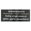 Gaea Extra Virgin Olive Oil - With A Dash of Garlic - Case of 8 - 8.5 oz.