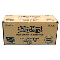 Film-Gard Plastic Sheeting 6 mil X 1 ft. W X 300 ft. L Polyethylene Black