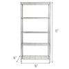 Honey-Can-Do 72 in. H X 36 in. W X 16 in. D Steel Shelving Unit