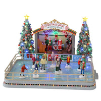 Lemax LED Multicolored Caddington Village Christmas Village 8 in.