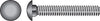 Hillman 0.375 in. X 2-1/2 in. L Stainless Steel Carriage Bolt 25 pk