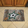 NHL - Dallas Stars Camo Rubber Scraper Door Mat