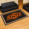 Oklahoma State University 5ft. x 8 ft. Plush Area Rug