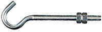 National Hardware Zinc-Plated Silver Stainless Steel 5 in. L Hook Bolt 115 lb 1 pk