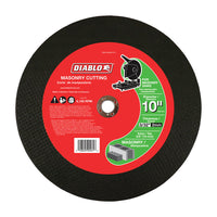 Diablo 10 in. D X 5/8 in. Aluminum Oxide Masonry Cut-Off Disc 1 pk