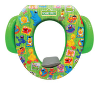 Ginsey Sesame Street Framed Friends Round Soft Child's Toilet Seat