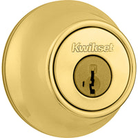 660 3 SMT RCAL 5303 K3 1-Cyl Deadbolt - Polished Brass