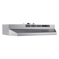 Broan 30 in. W Silver Convertible Range Hood