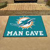 NFL - Miami Dolphins Man Cave Rug - 34 in. x 42.5 in.