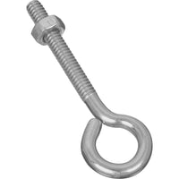 2160BC 1/4" X 3" Eye Bolt W/Nut -  Zinc Plated