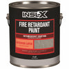 Insl-X White Flat Acrylic Fire Retardant Paint 1 gal