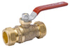 Homewerks 1 in. Brass Compression Ball Valve Standard Port