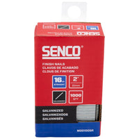 Senco 2 in. Finishing Galvanized Steel Nail T-Head Head