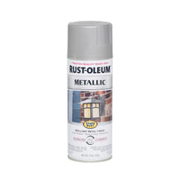 Rust-Oleum Stops Rust Nickel Spray Paint 11 oz. (Pack of 6)