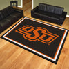 Oklahoma State University 8ft. x 10 ft. Plush Area Rug