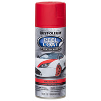 Rust-Oleum Peel Coat Flat/Matte Red Rubber Coating 11 oz