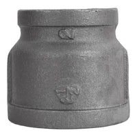 STZ Industries 2-1/2 in. FIP each X 2 in. D FIP Black Malleable Iron Reducing Coupling