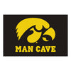 University of Iowa Man Cave Rug - 19in. x 30in.