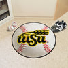 Wichita State University Baseball Rug - 27in. Diameter