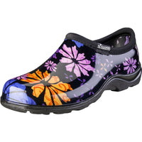 Sloggers Flower Power Women's Garden/Rain Shoes 10 US Black