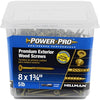 Hillman Power Pro No. 8 X 1-3/4 in. L Star Flat Head Premium Deck Screws 5 lb 877 pk