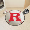 Rutgers University Baseball Rug - 27in. Diameter