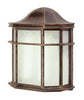 Bel Air Lighting Andrews Rustic Brown Switch Incandescent Wall Lantern