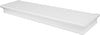 High & Mighty 2 in. H X 24 in. W X 6 in. D White Wood Floating Shelf (Pack of 2)