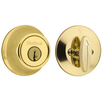 660 3 RCAL 5303 K3 1-Cyl Deadbolt - Polished Brass