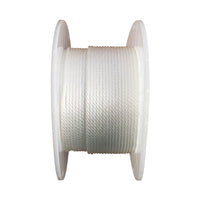 Lehigh Group SNR64 3/16" X 475' White Nylon Solid Braid Rope