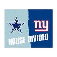 NFL House Divided - Cowboys / Giants House Divided Rug