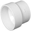 Charlotte Pipe 4 in. Hub X 3 in. D Hub PVC Coupling 1 pk