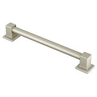 BRUSHED NICKEL 18" DESIGNER GRAB BAR