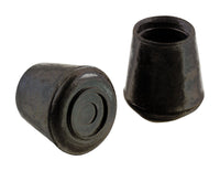 Shepherd Hardware Rubber Leg Tip Black Round 4 pk