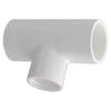 Charlotte Pipe Schedule 40 1 in. Slip x 1 in. Dia. Slip PVC Reducing Tee (Pack of 25)