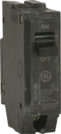 GE Q-Line 20 amps Standard Single Pole Circuit Breaker