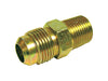 Brass Flare Connector, Lead-Free, 1/2 x 3/8-In. MIP